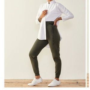 ADAY Sunday Morning Moss green pant XS